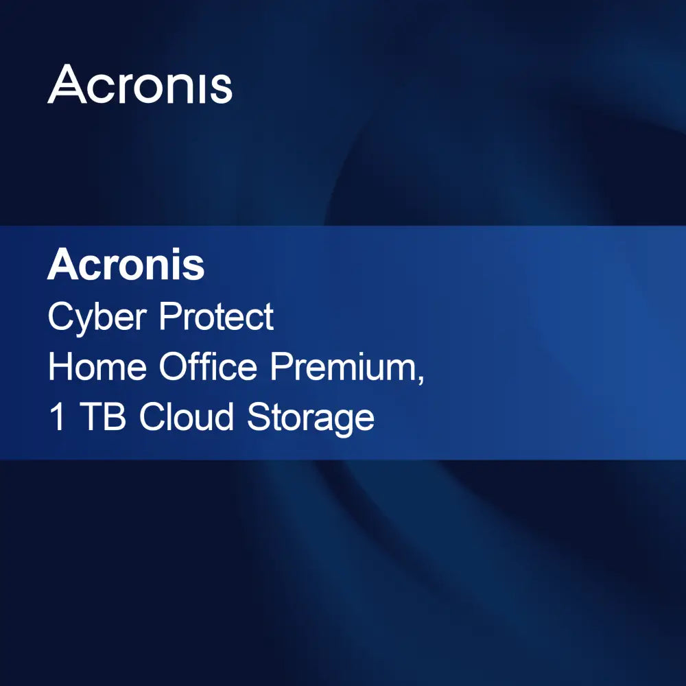 Acronis Cyber Protect Home Office Premium, 1 TB cloudové úložiště