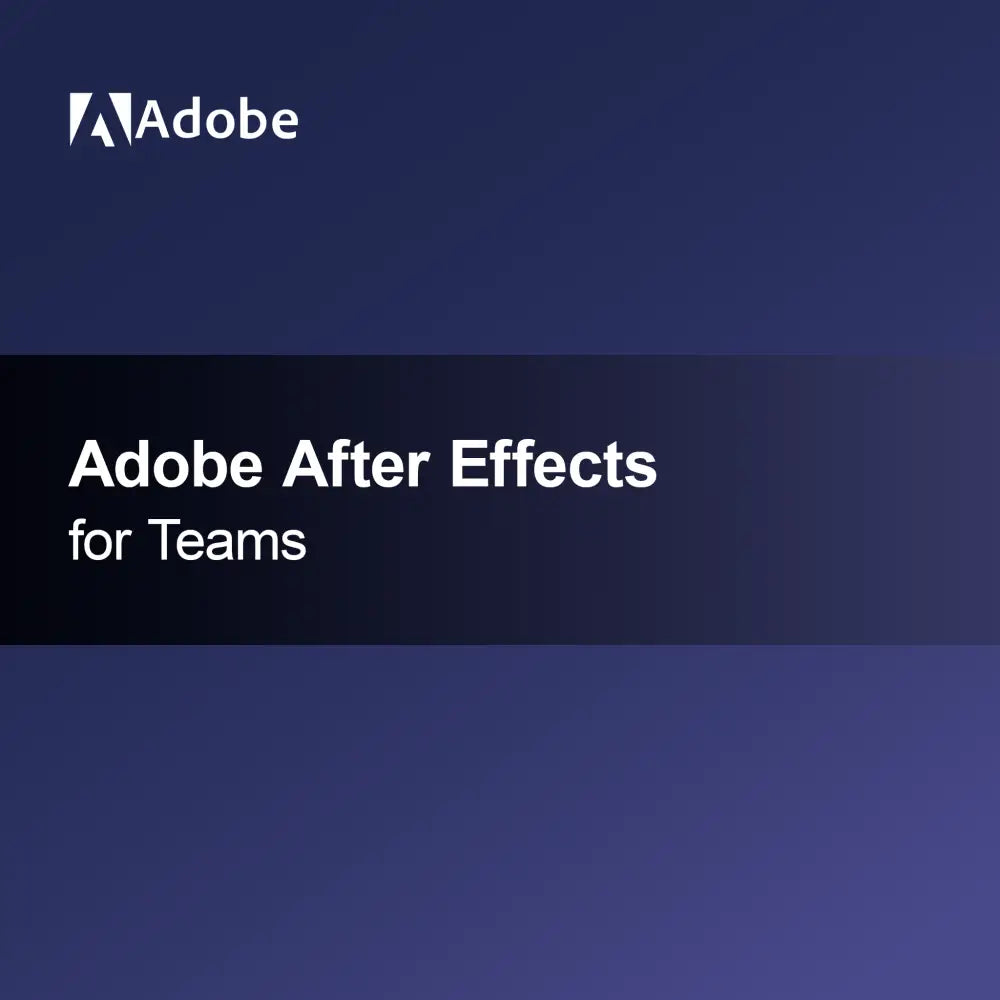 Adobe After Effects pro týmy