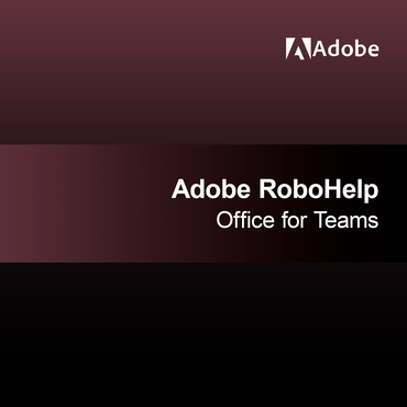 Adobe RoboHelp Office pro týmy