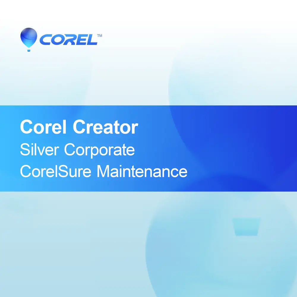 Corel Creator Silver Corporate CorelSure Údržba