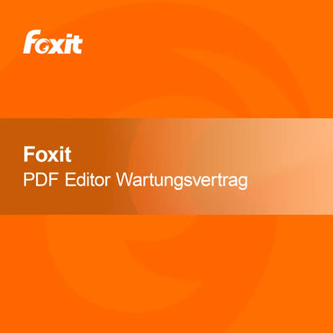 Foxit PDF Editor + smlouva o údržbě