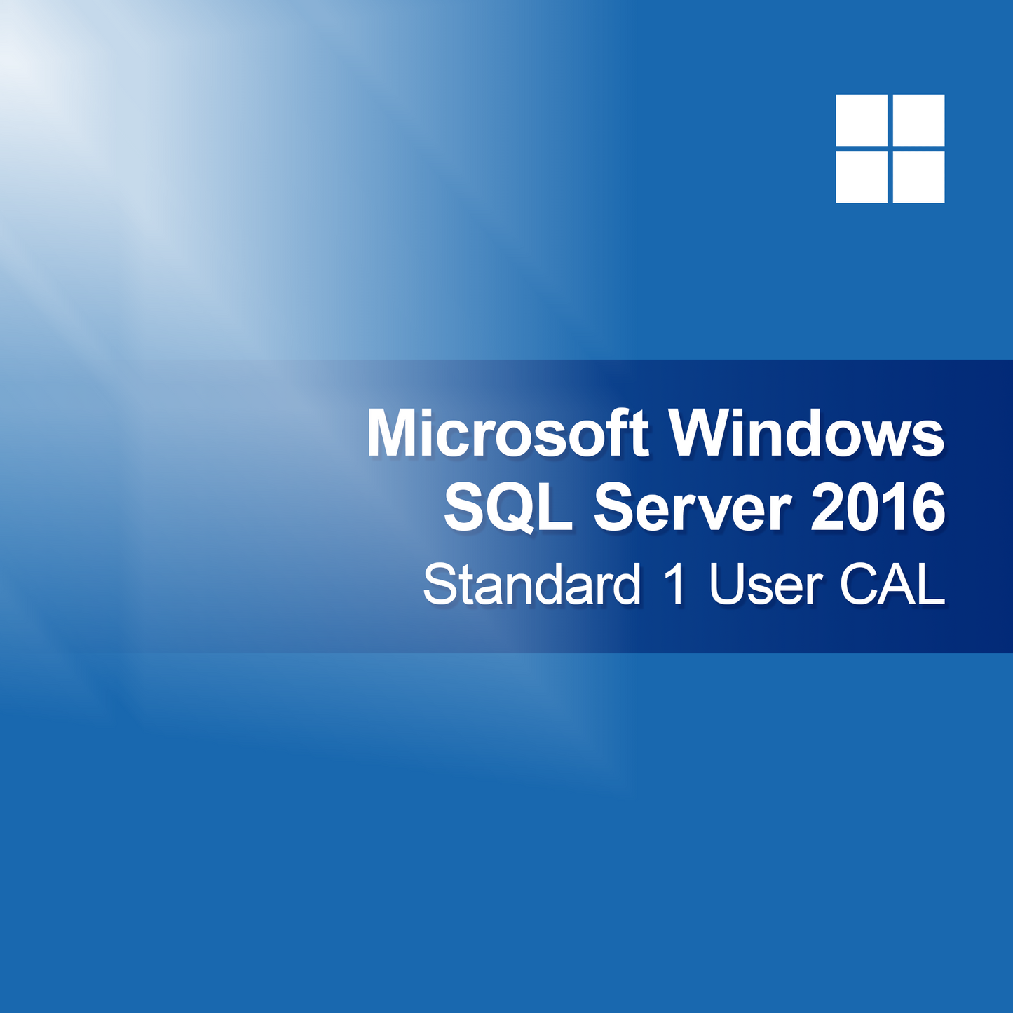 Microsoft SQL Server 2016 Standard 1 uživatelská CAL