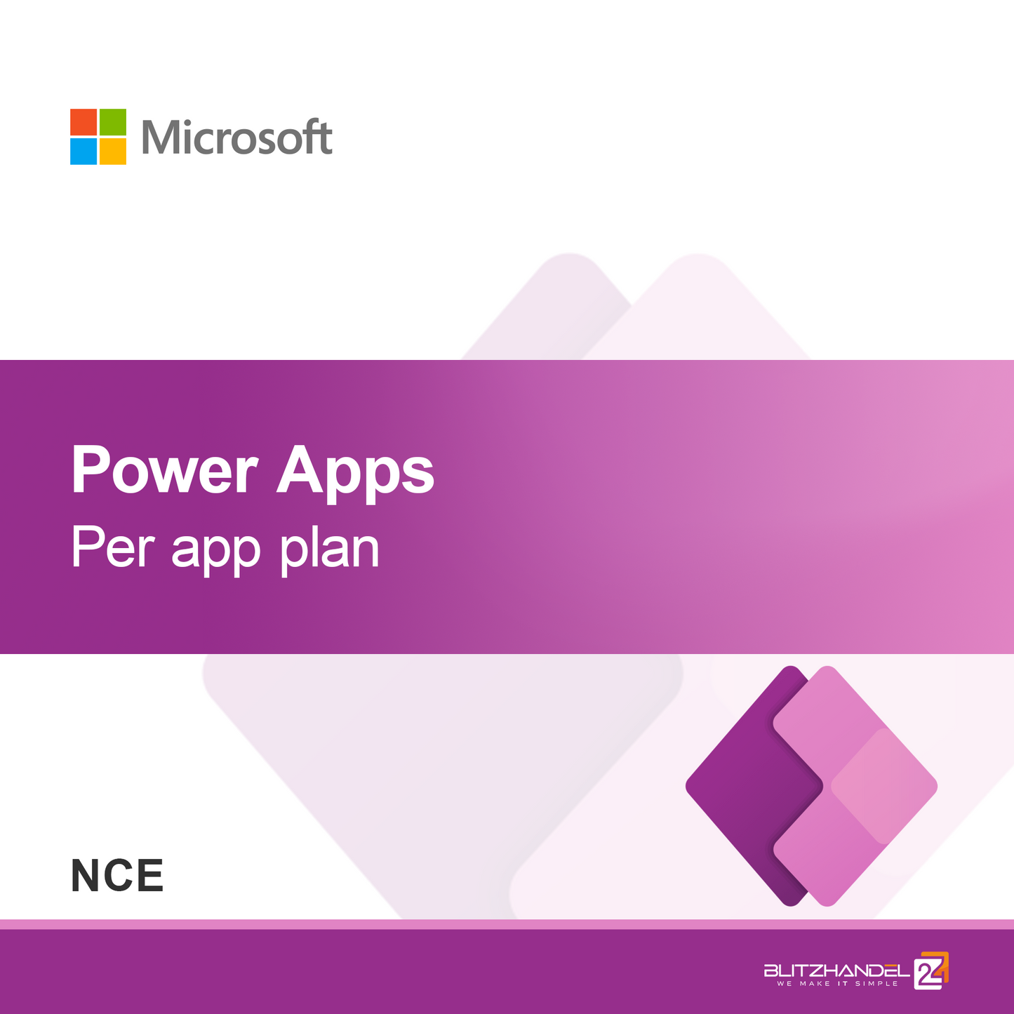Plán Power Apps na aplikaci (NCE)