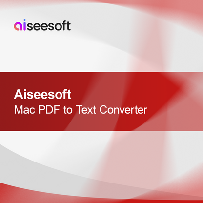 Aiseesoft Mac PDF do textového převodníku
