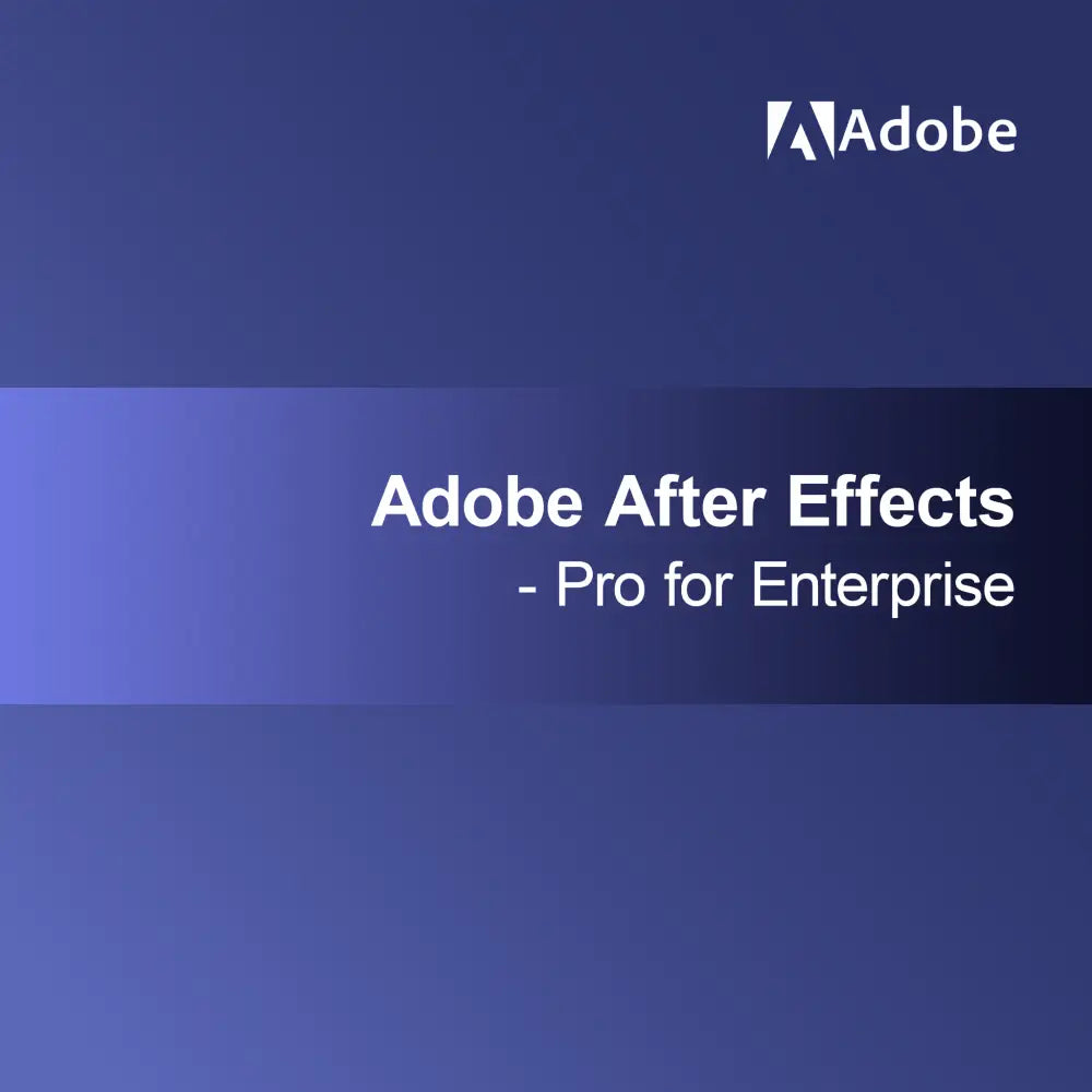Adobe After Effects - Pro pro podniky