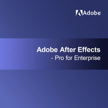 Adobe After Effects - Pro pro podniky