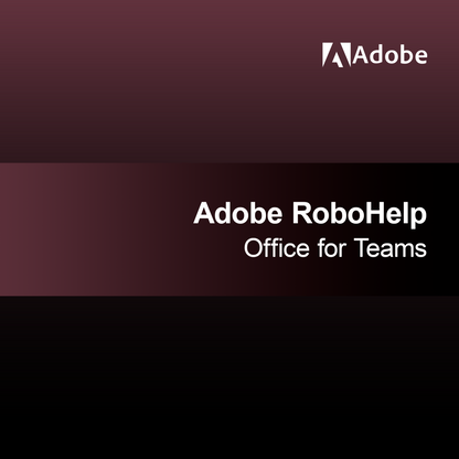 Adobe RoboHelp Office pro týmy