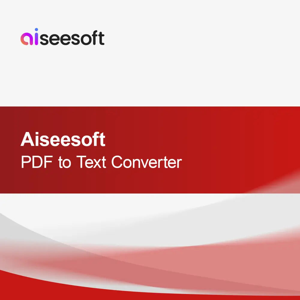 Aiseesoft PDF do textu převodník