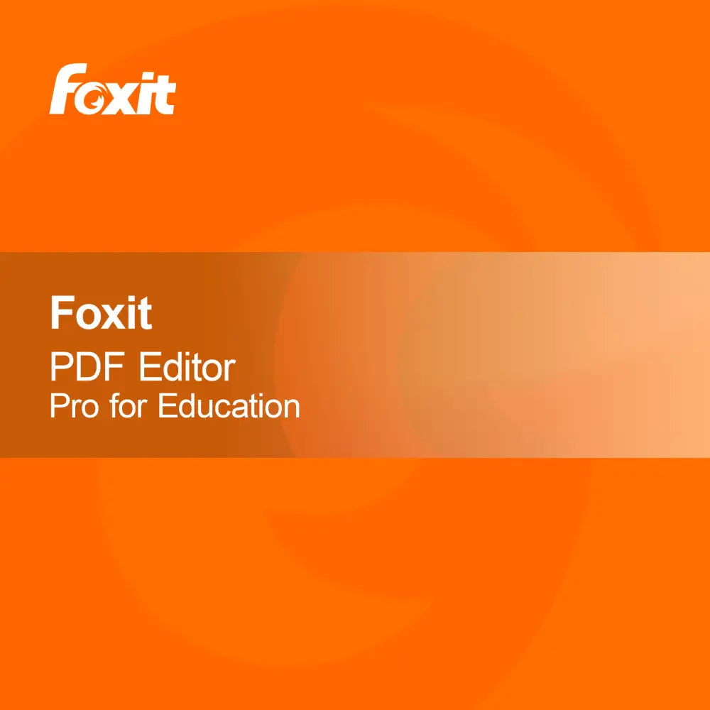 EDU Foxit PDF Editor Pro pro vzdělávání