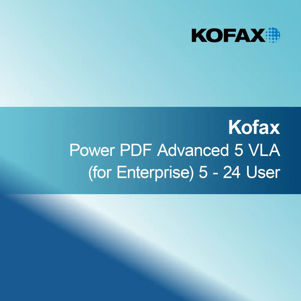 Kofax Power PDF Advanced 5 VLA (pro podniky)