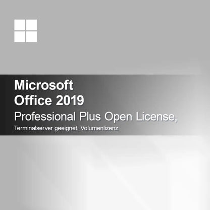 Microsoft Office 2019 Professional Plus Open License, vhodné pro terminálový server, objemová licence