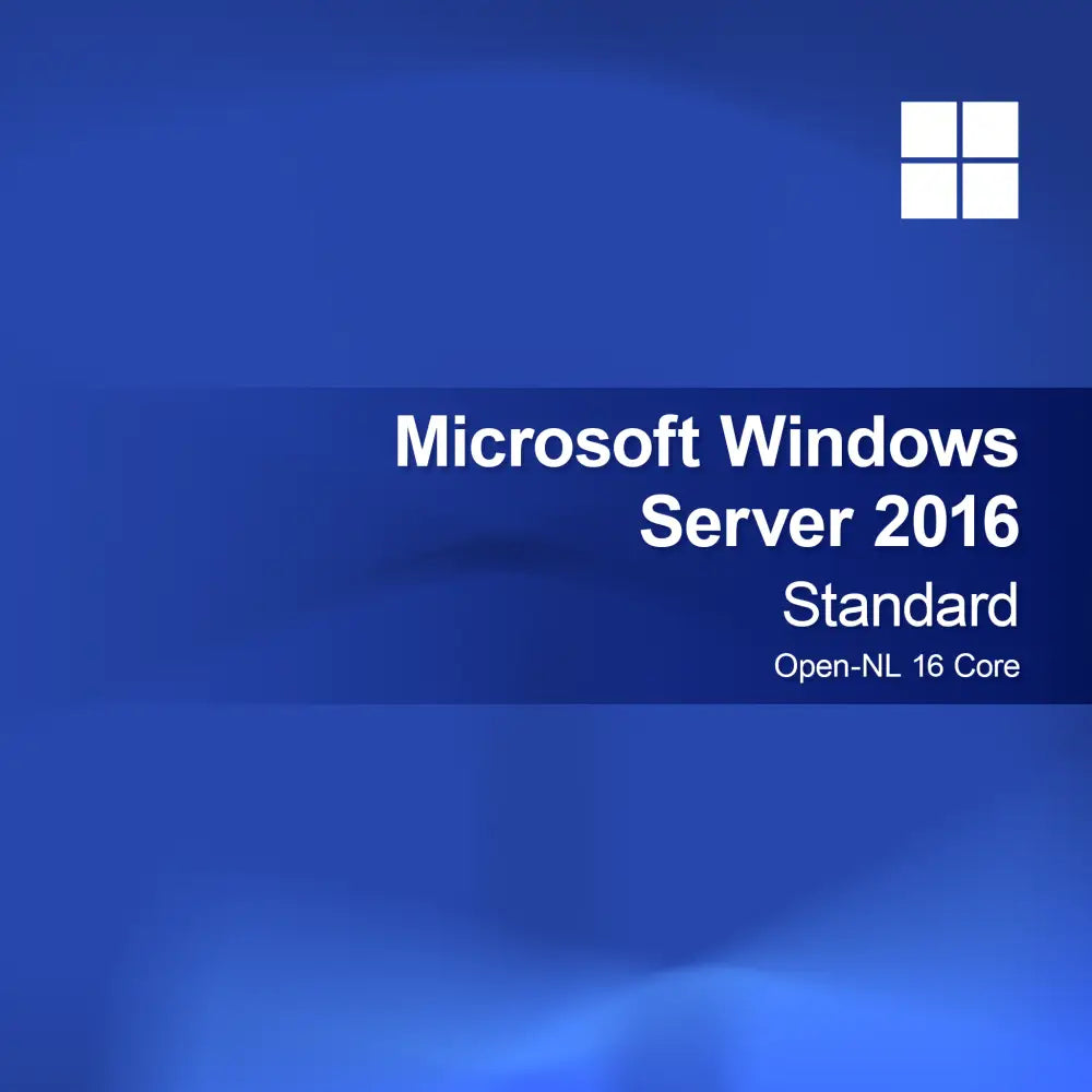 Microsoft Windows Server 2016 Standard Open-NL 16 jader