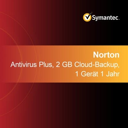 Norton Antivirus Plus, 2 GB cloudové zálohování, 1 zařízení 1 rok