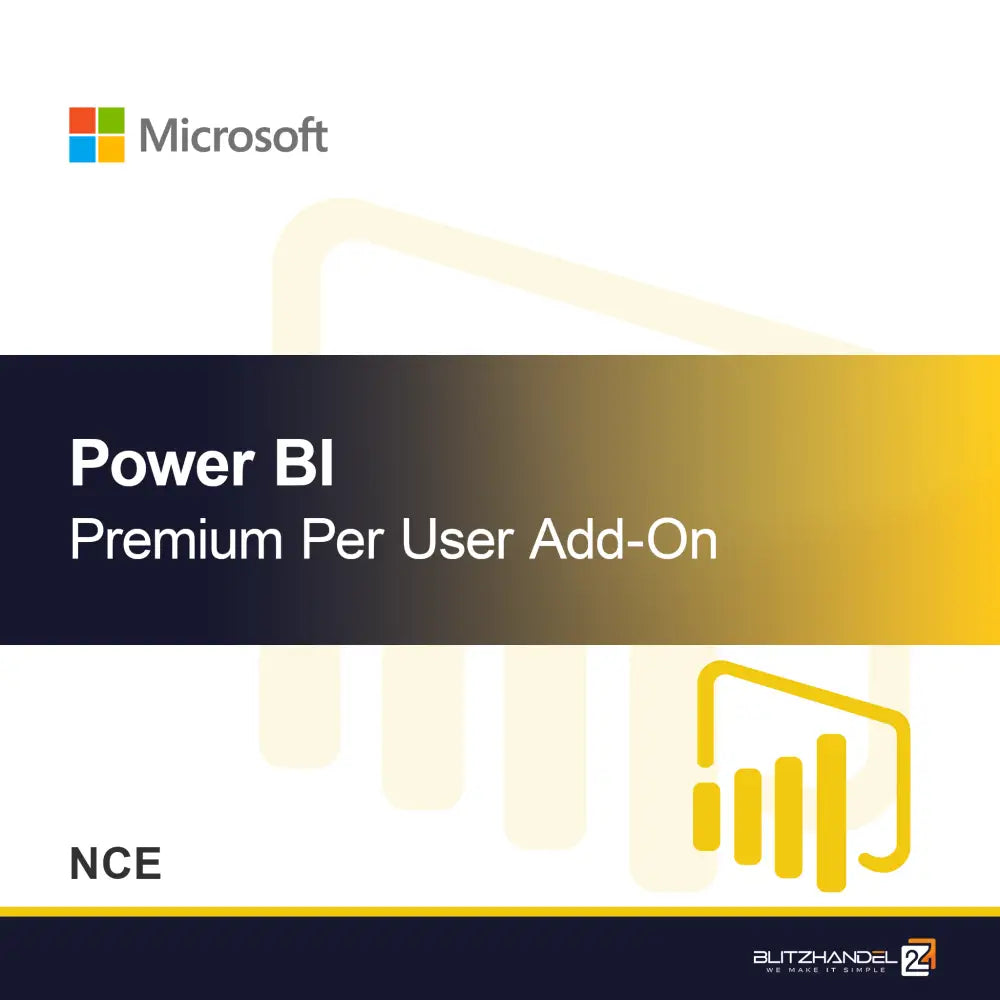 Power BI Premium Přídavek na uživatele (NCE)