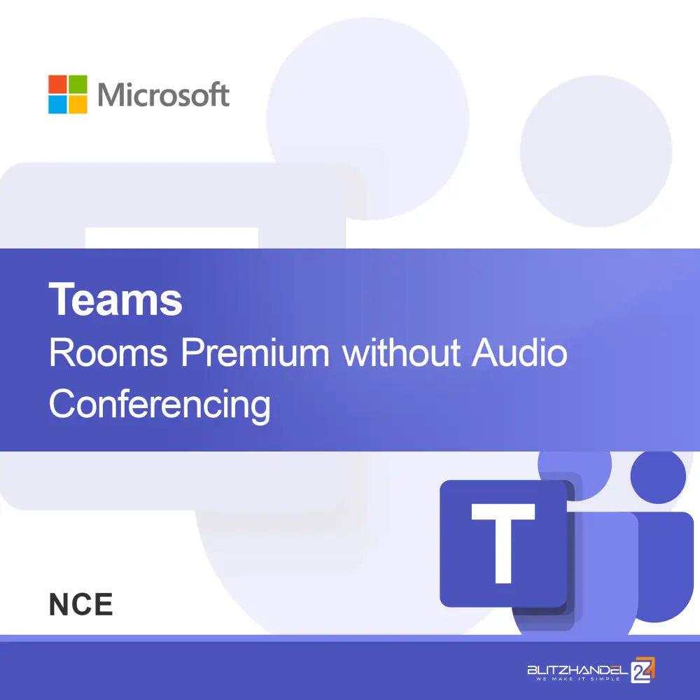 Teams Rooms Premium bez audio konferencí (NCE)